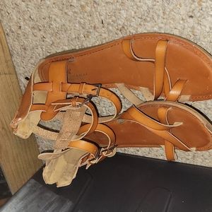 Cute woman's sandals